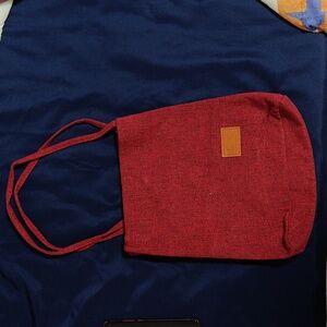 Burgundy Canvas Tote Bag